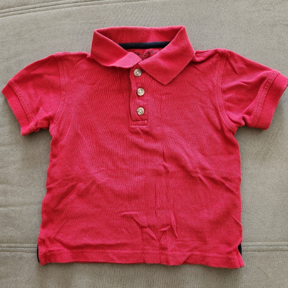 The Original Arizona Jean Company Boys' Polo Shirt, RED - 2T - Picture 1 of 6